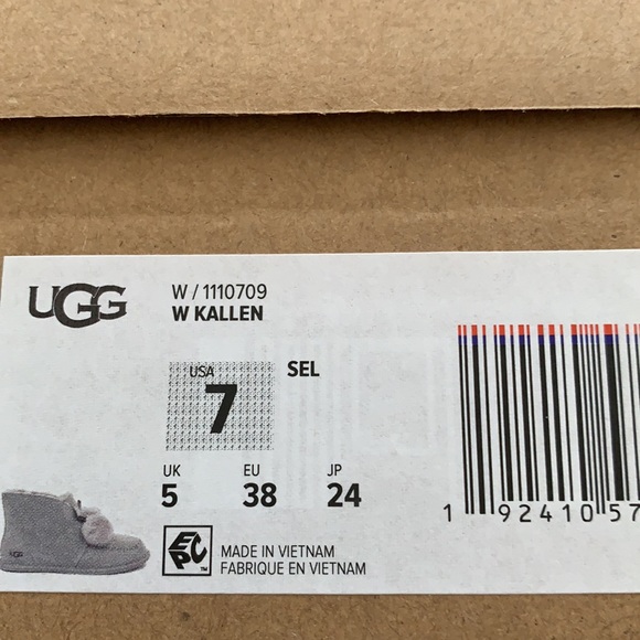 NWB UGG Kallen slippers bootie - Picture 9 of 9